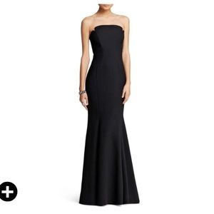 Jill Stuart Deco Neckline Trumpet Gown Sz 2